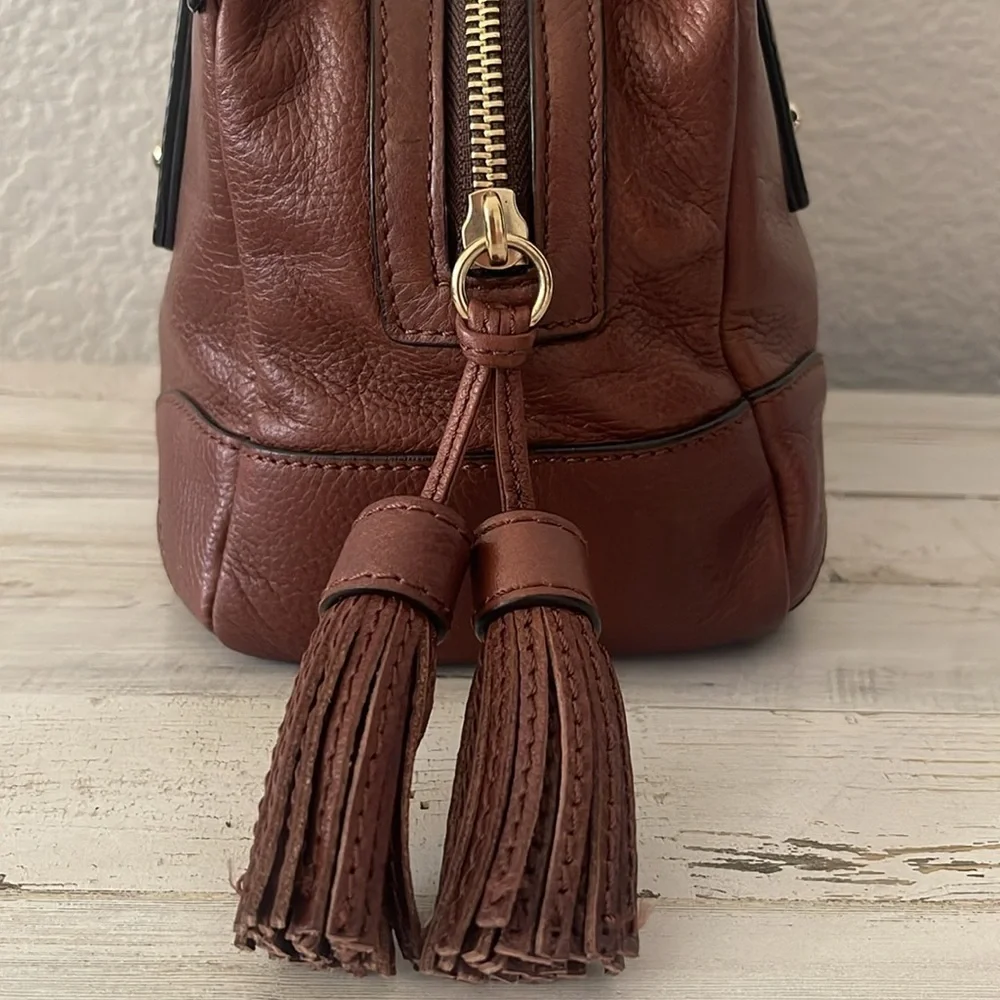 Vintage Kate Spade All Leather Brown Handbag.